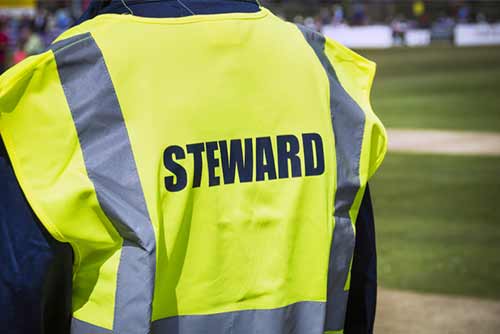 Protective workwear and equipment checklist for event stewards