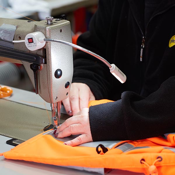 phs besafe workwear garments being repaired